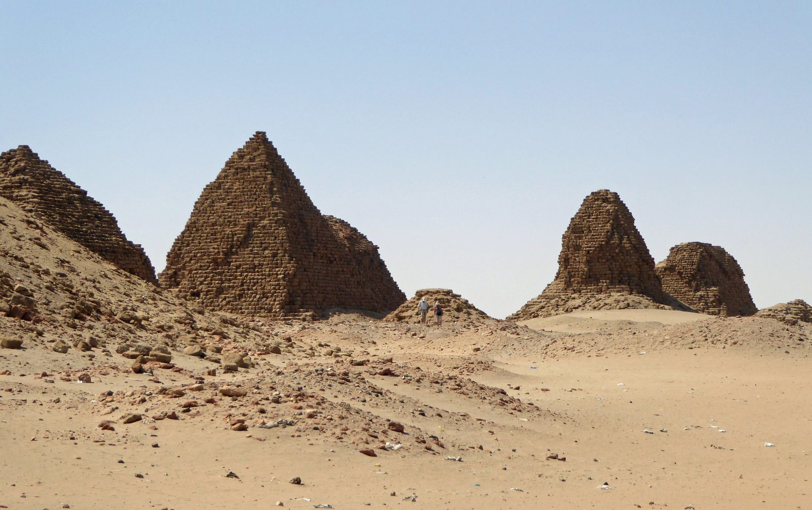 The royal pyramids at Nuri near Napata